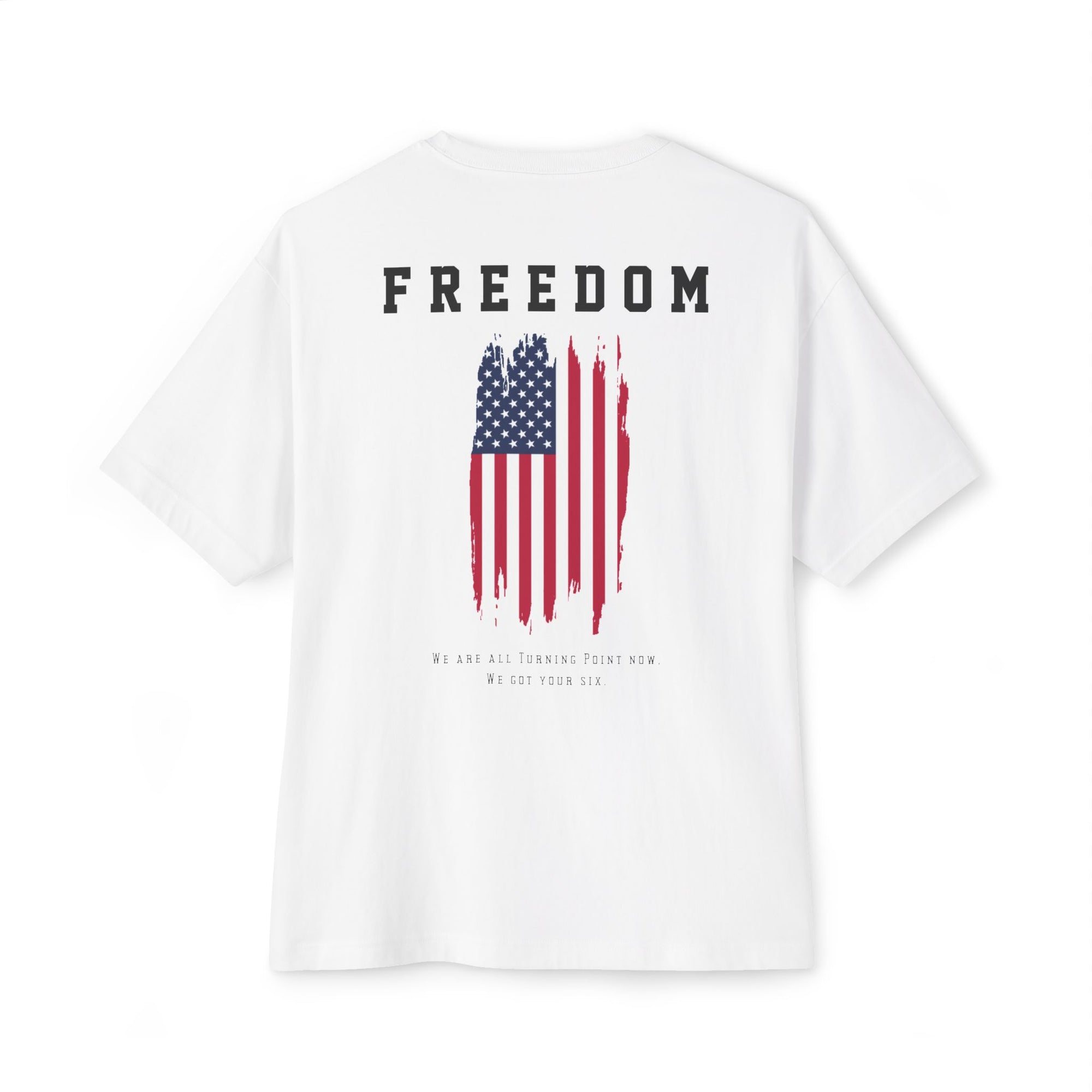 Freedom Oversized Tee - Charlie Kirk Memoir Edition