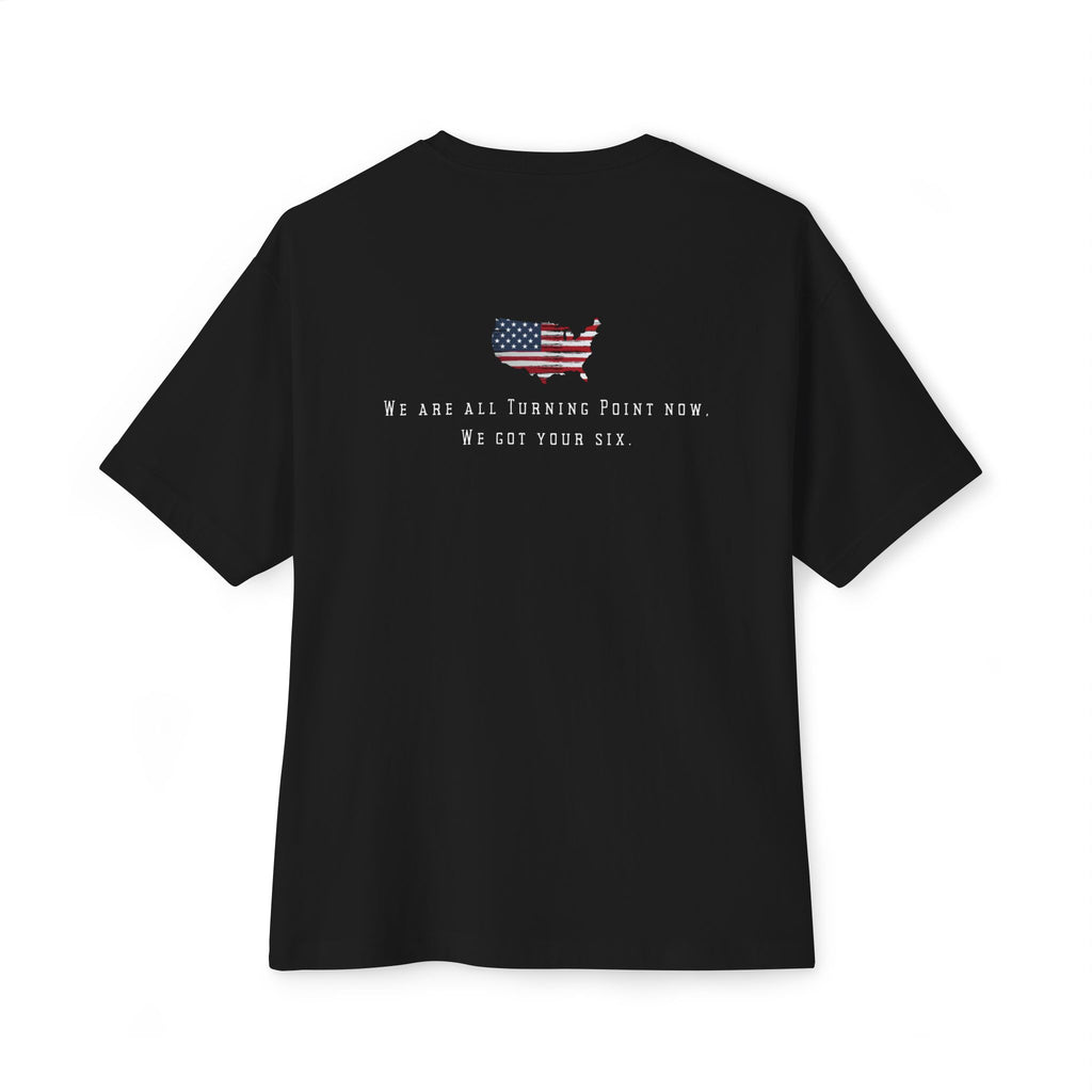 Patriotism - Oversized Boxy T-Shirt – Charlie Kirk Memoir Edition