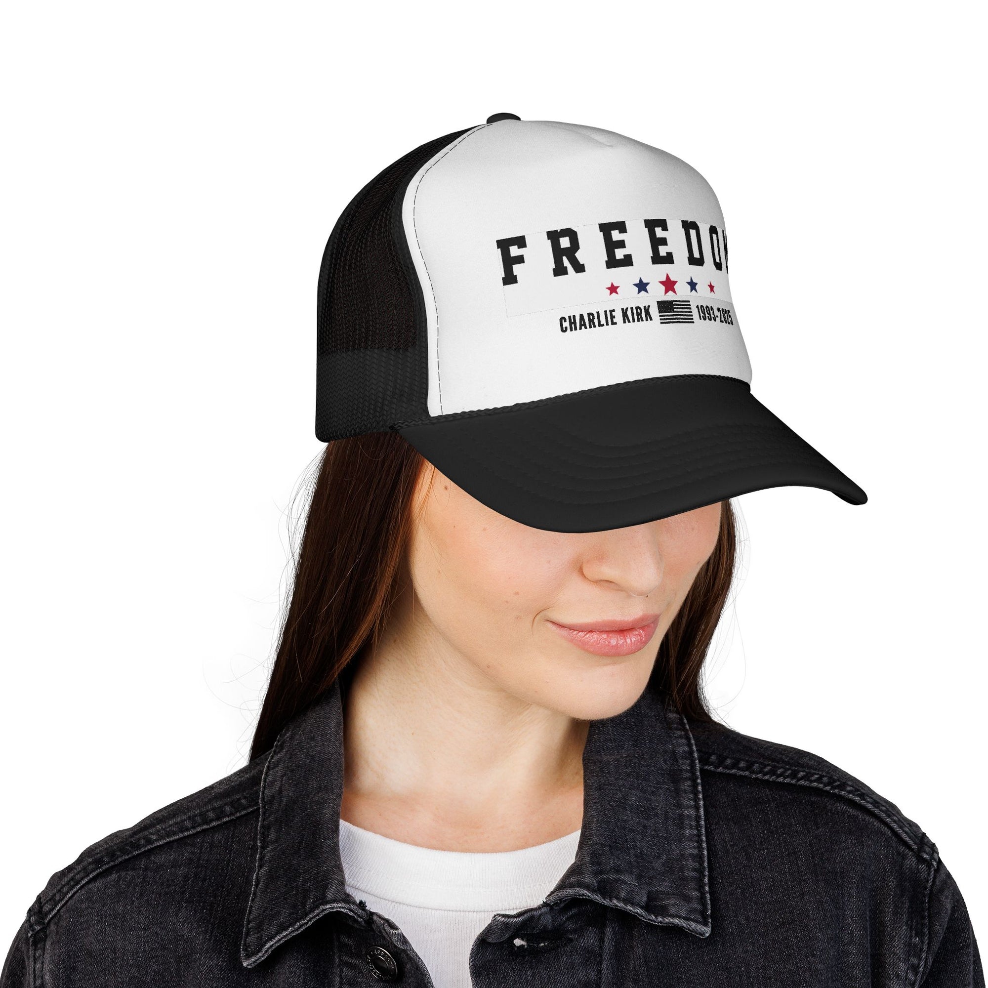 Freedom Trucker Cap - Charlie Kirk Memoir Edition