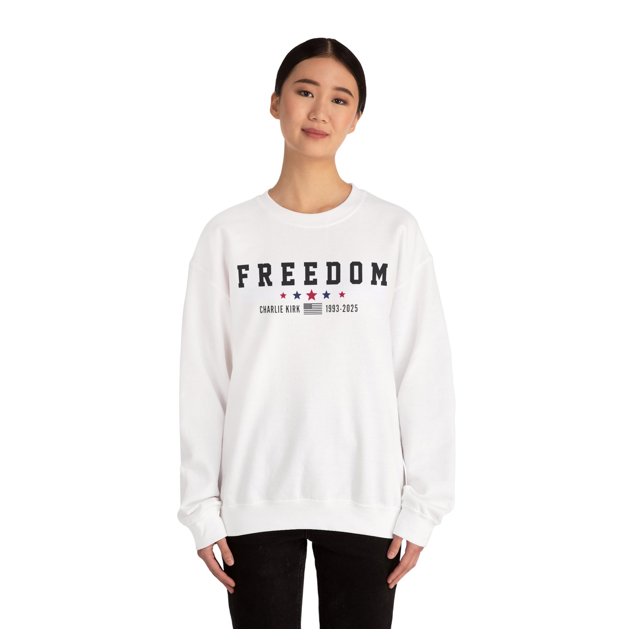 Freedom Crewneck Sweatshirt - Charlie Kirk Limited Edition