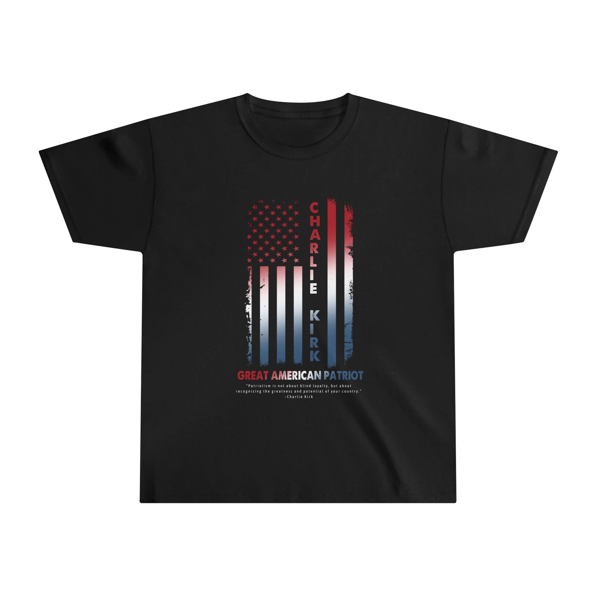Patriotism – Charlie Kirk Memoir Edition - T-Shirt for Kids